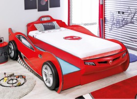 CARBED Кровать-машина Coupe с выдвижной кроватью Red 20.03.1306.00 в Рубцовске - rubcovsk.katalogmebeli.com | фото 1