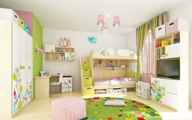 Детская комната Флёр (Белый/корпус Клен) в Рубцовске - rubcovsk.katalogmebeli.com | фото 6