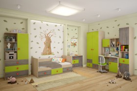 Детская комната Пуговка в Рубцовске - rubcovsk.katalogmebeli.com | фото