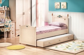 Кровать детская Балли 2-х уровневая (венге/белфорт) в Рубцовске - rubcovsk.katalogmebeli.com | фото 2