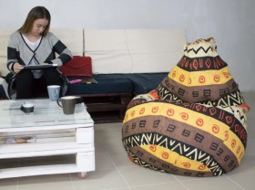 Кресло-груша Большое-Африка в Рубцовске - rubcovsk.katalogmebeli.com | фото 4