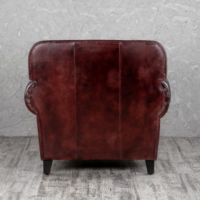 Кресло кожаное Элегант (Бордовый) в Рубцовске - rubcovsk.katalogmebeli.com | фото 5