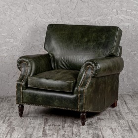 Кресло кожаное Лофт Аристократ (ширина 1070 мм) в Рубцовске - rubcovsk.katalogmebeli.com | фото 1