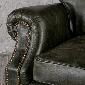 Кресло кожаное Лофт Аристократ (ширина 1070 мм) в Рубцовске - rubcovsk.katalogmebeli.com | фото 5