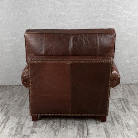 Кресло кожаное Лофт Аристократ (ширина 1100 мм) в Рубцовске - rubcovsk.katalogmebeli.com | фото 7