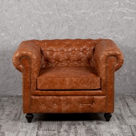 Кресло кожаное Лофт Честер (кожа буйвола) в Рубцовске - rubcovsk.katalogmebeli.com | фото 7