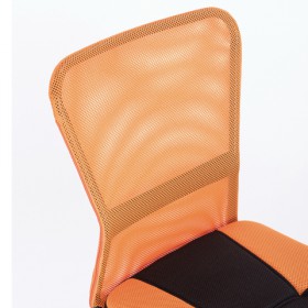 Кресло компактное BRABIX Smart MG-313 (черный, оранжевый) в Рубцовске - rubcovsk.katalogmebeli.com | фото 4