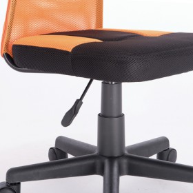 Кресло компактное BRABIX Smart MG-313 (черный, оранжевый) в Рубцовске - rubcovsk.katalogmebeli.com | фото 5