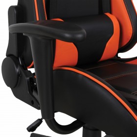 Кресло компьютерное BRABIX GT Racer GM-100 (черный, оранжевый) в Рубцовске - rubcovsk.katalogmebeli.com | фото 3