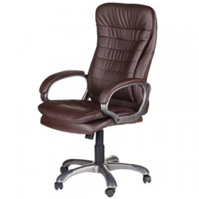 Кресло офисное BRABIX Omega EX-589 (коричневое) в Рубцовске - rubcovsk.katalogmebeli.com | фото 4