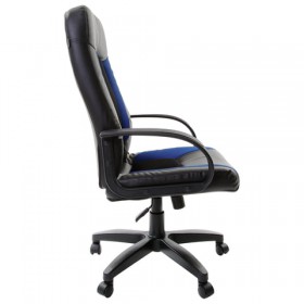 Кресло офисное BRABIX Strike EX-525 (сине-черный) в Рубцовске - rubcovsk.katalogmebeli.com | фото 2