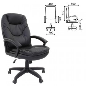 Кресло офисное BRABIX Trend EX-568 (черный) в Рубцовске - rubcovsk.katalogmebeli.com | фото 1