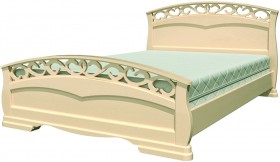 Кровать Грация-1 из массива сосны 1600*2000 Белый античный в Рубцовске - rubcovsk.katalogmebeli.com | фото 17
