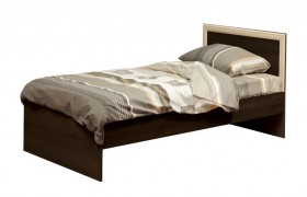 Кровать одинарная 21.55 (шир. 900) с настилом (венге/профиль дуб линдберг)/осн. в Рубцовске - rubcovsk.katalogmebeli.com | фото