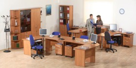 Мебель для персонала Альфа 61 Ольха в Рубцовске - rubcovsk.katalogmebeli.com | фото 1