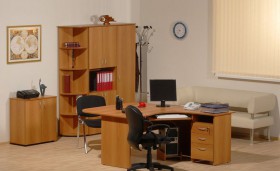 Мебель для персонала Рубин 42 Светлый миланский орех в Рубцовске - rubcovsk.katalogmebeli.com | фото 2
