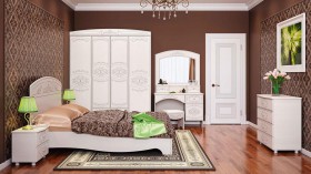 Модульная спальня Каролина в Рубцовске - rubcovsk.katalogmebeli.com | фото