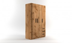 Шкаф 3-х створчатый с ящиками Шервуд (Дуб Вотан) в Рубцовске - rubcovsk.katalogmebeli.com | фото