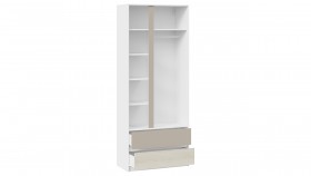 Шкаф для одежды комбинированный «Сканди» Дуб Гарден/Белый/Глиняный серый в Рубцовске - rubcovsk.katalogmebeli.com | фото 5