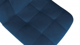 Стул «Райс» К1С Белый/Велюр Confetti Blue в Рубцовске - rubcovsk.katalogmebeli.com | фото 3