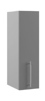 Тренто ВП 200 шкаф верхний высокий левый (Штукатурка белая/корпус Серый) в Рубцовске - rubcovsk.katalogmebeli.com | фото
