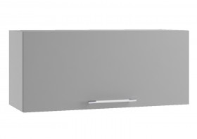Тренто ВПГ 800 Шкаф верхний горизонтальный высокий (Штукатурка белая/корпус Серый) в Рубцовске - rubcovsk.katalogmebeli.com | фото