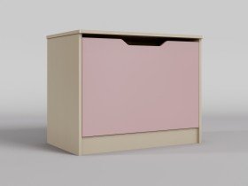 Ящик для игрушек Грэйси (Розовый/корпус Клен) в Рубцовске - rubcovsk.katalogmebeli.com | фото