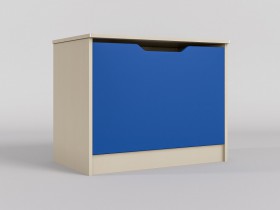 Ящик для игрушек Скай (Синий/корпус Клен) в Рубцовске - rubcovsk.katalogmebeli.com | фото